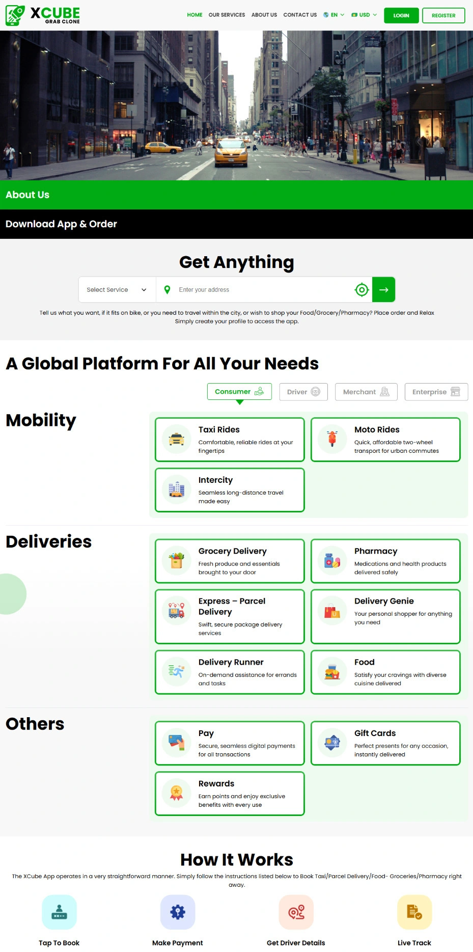 web panel
